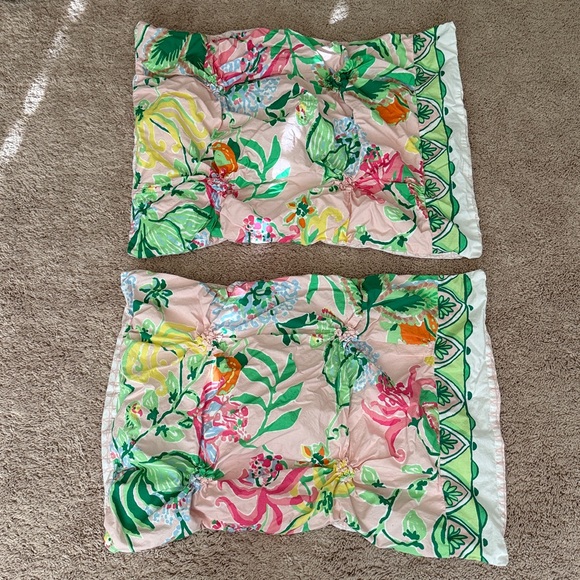 Pottery Barn Teen Lilly Pulitzer Via Amore Full /Queen Duvet Set - Picture 12 of 16